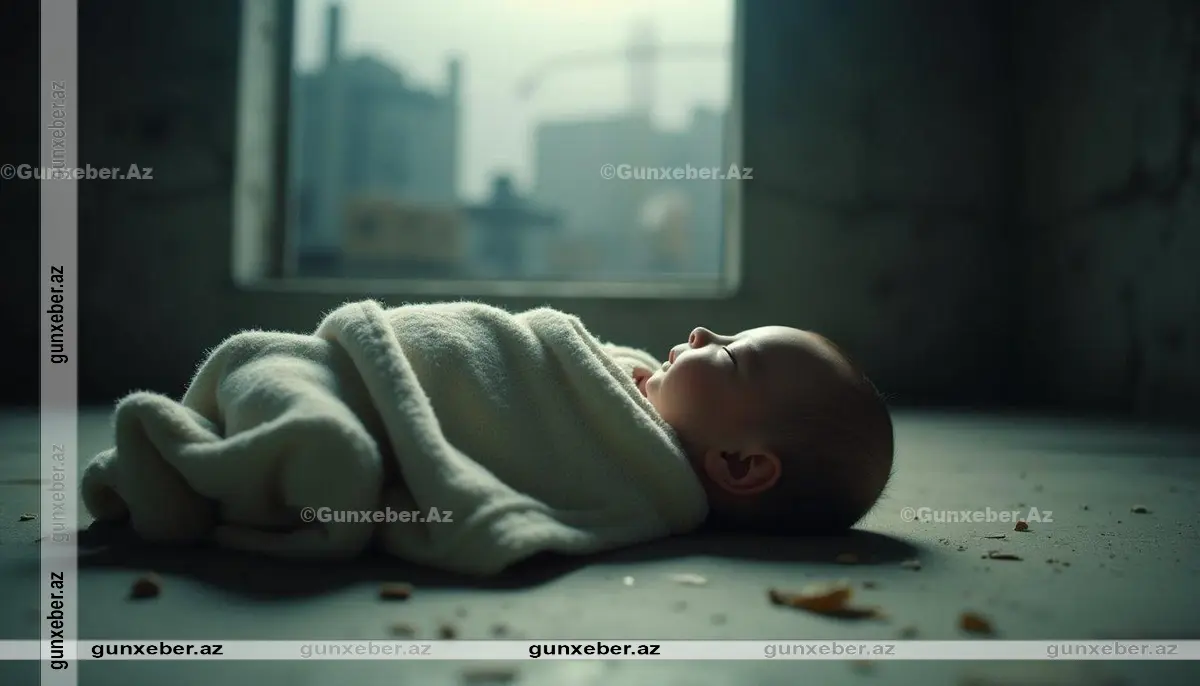 Mingəçevirdə zirzəmidən tapılmış körpə xəstəxanaya yerləşdirilib – DİN-dən AÇIQLAMA