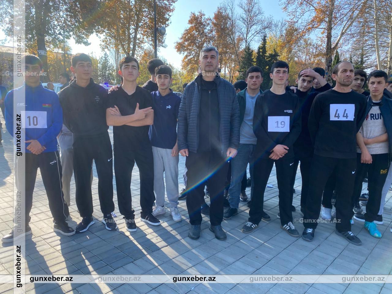 İsmayıllıda Zəfər Günü münasibətilə şəhidlərin əziz xatirəsinə qaçış marafonu keçirilib