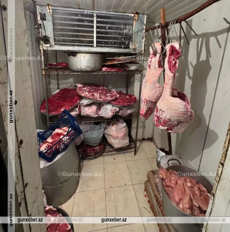 Sabunçuda tanınmış şadlıq evində nöqsanlar aşkarlandı: Müştərilərə dana əvəzinə camış ətindən hazırlanmış qidalar verilirmiş