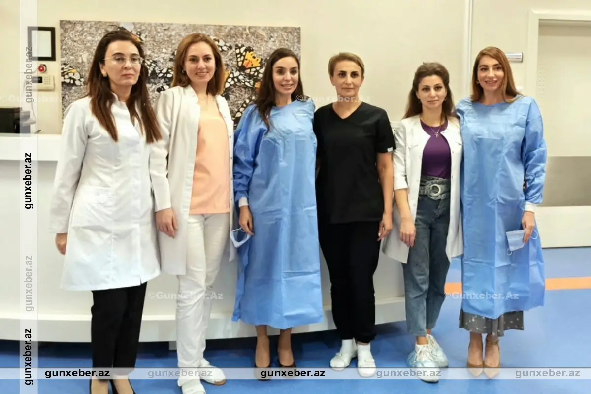 Leyla və Arzu Əliyevalar Talassemiya Mərkəzində olublar